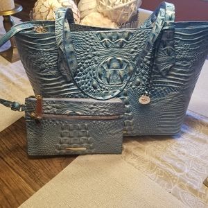 NWT Brahmin Athena Cerulean Melbourne Bag NWT